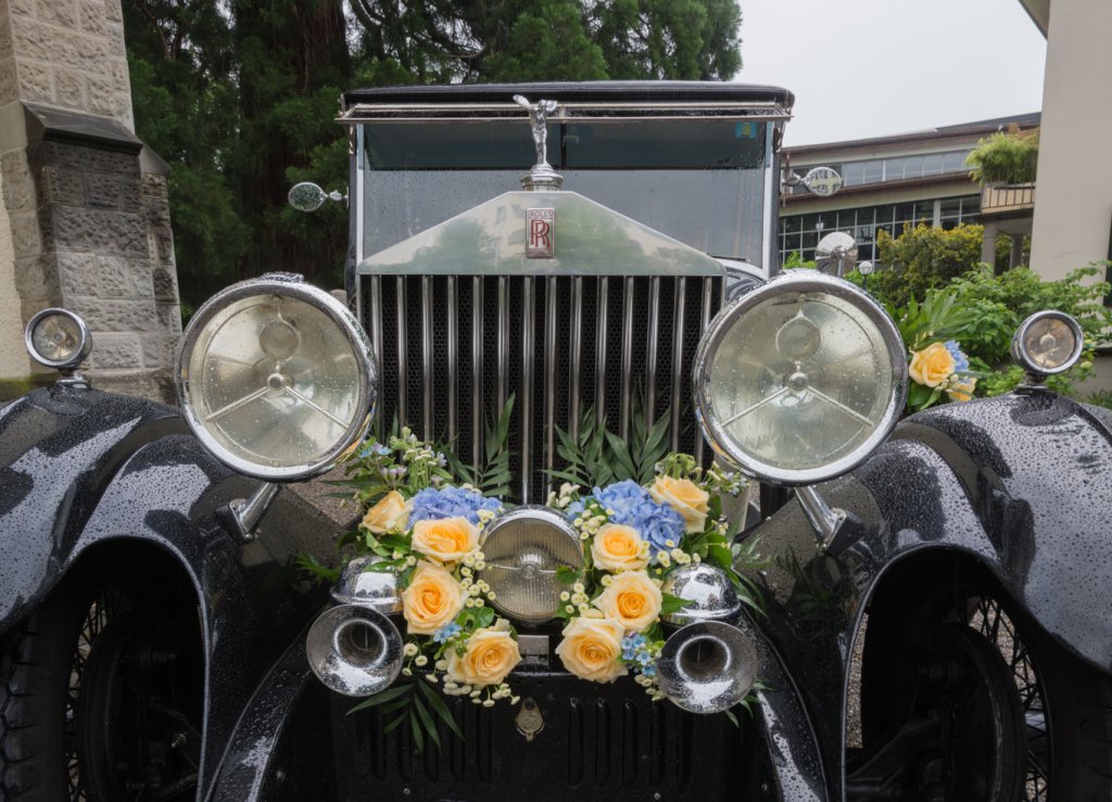 Bild Hochzeit Oldtimer RR Bentley S2